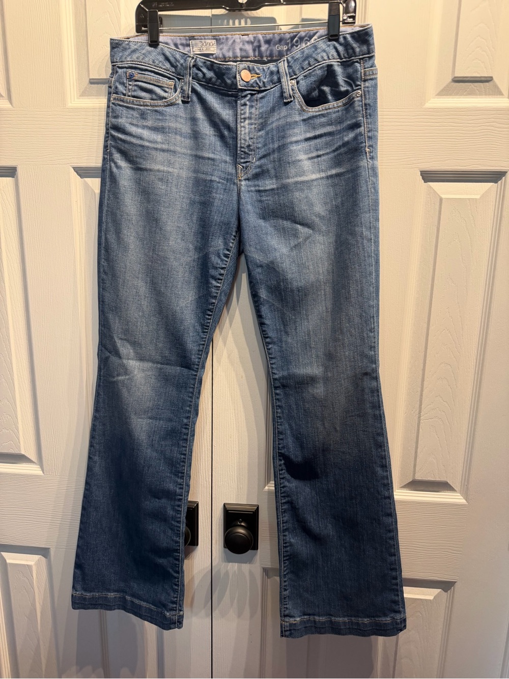 GAP 1969 Women’s Mid-Rise Blue “Long & Lean” Bootcut Jeans
